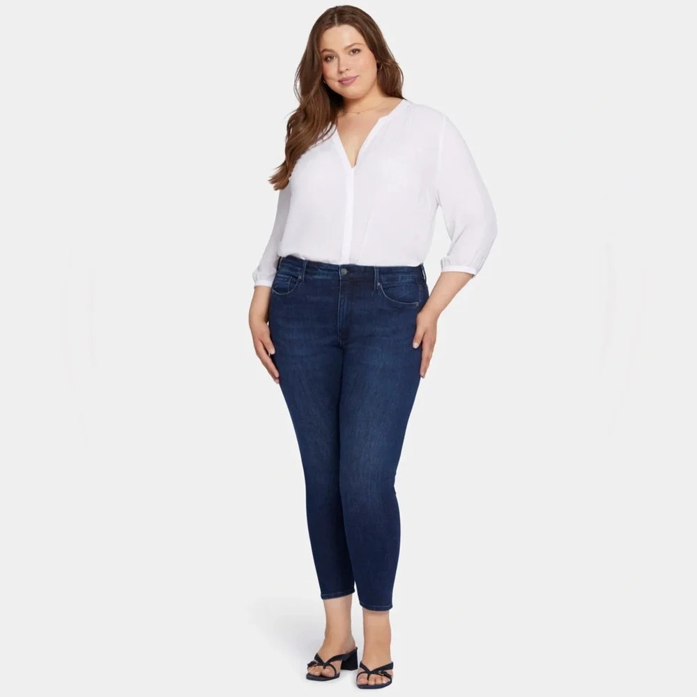 NYDJ Ami Skinny Silhouette Seamless Jeans Size 24 W Petite Lift Tuck NWT
